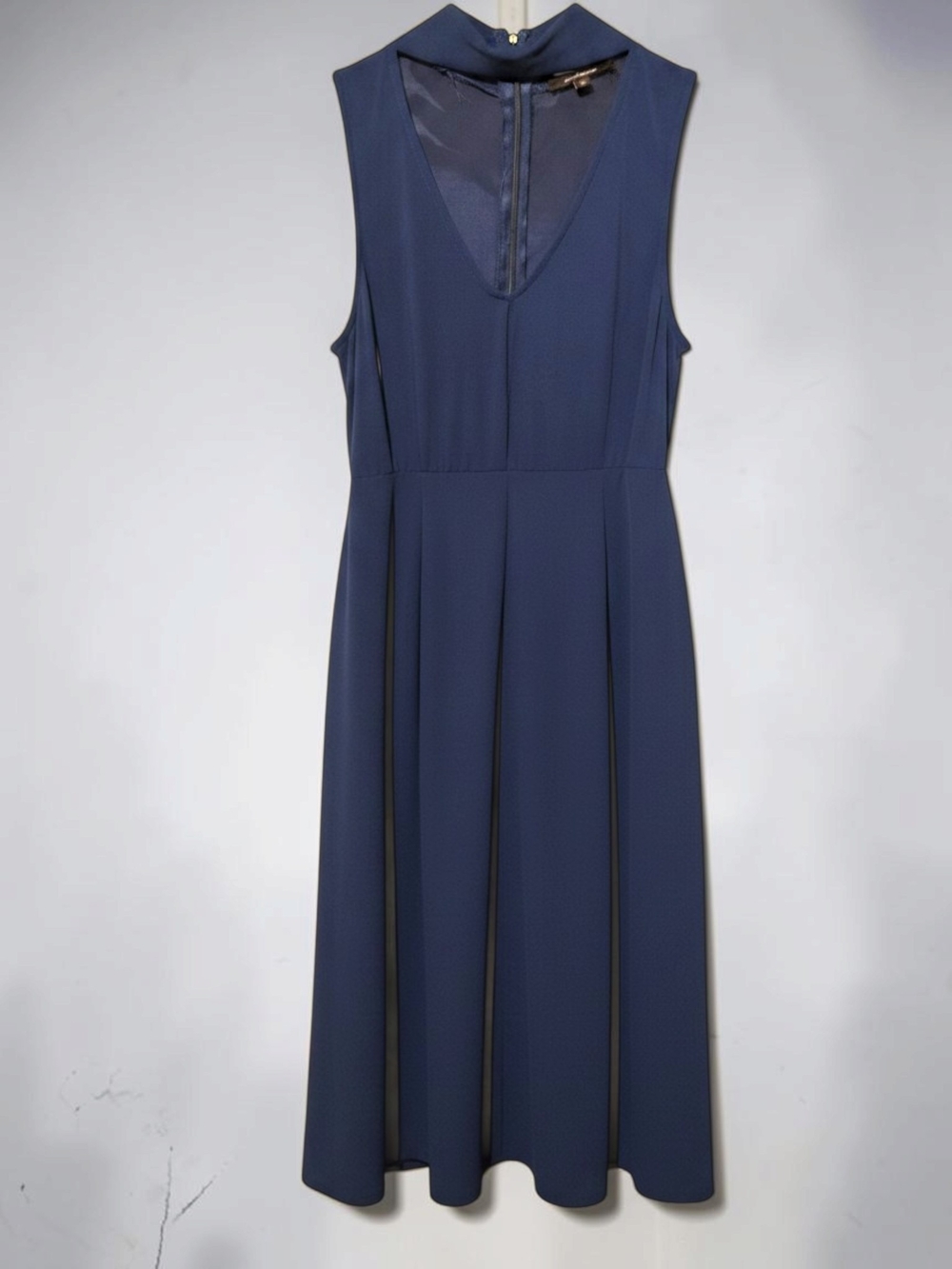 Ambiance Sleeveless V-Neck & Round the Neck Navy Onsie Pants